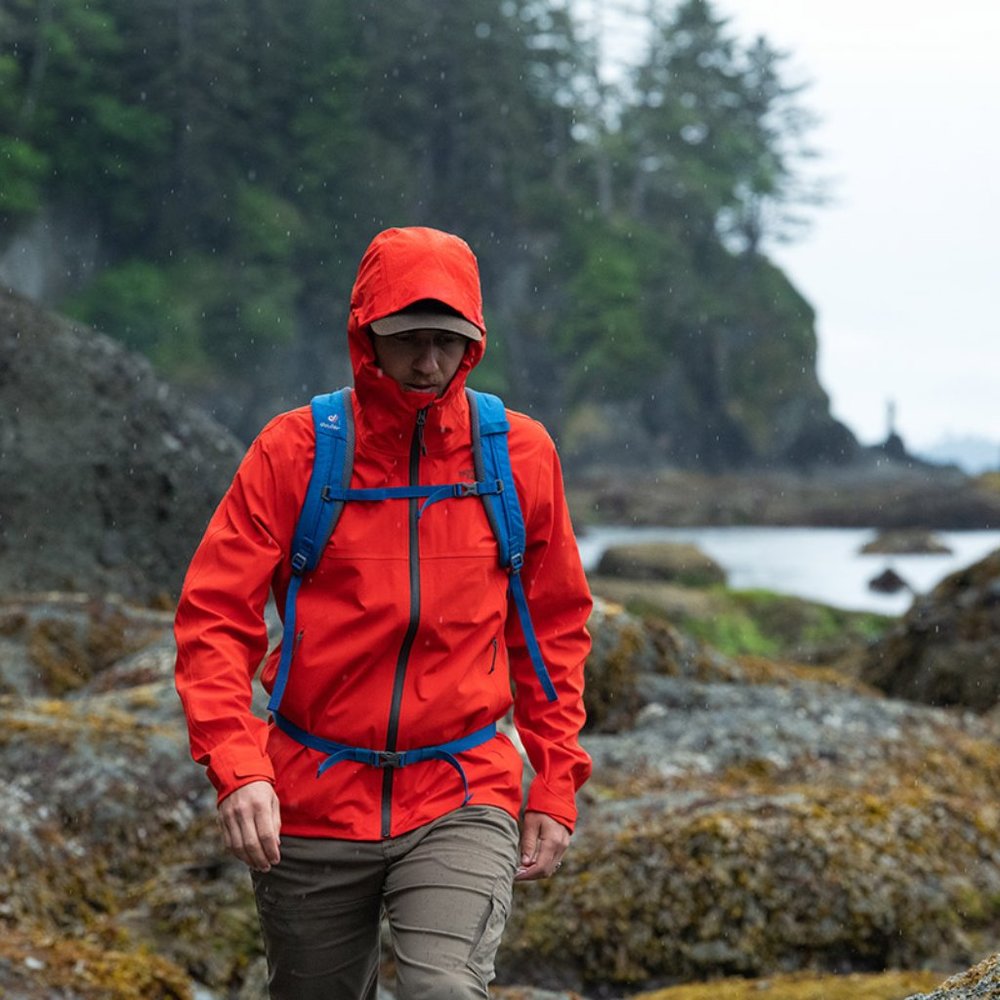 The North Face Mens Red Orange Windbreaker
